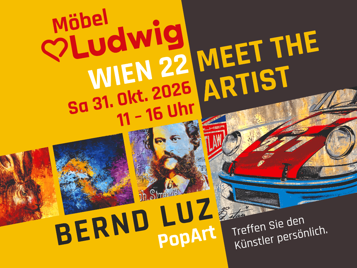 Meet the Artist Bernd Luz – Möbel Ludwig, Wien 22