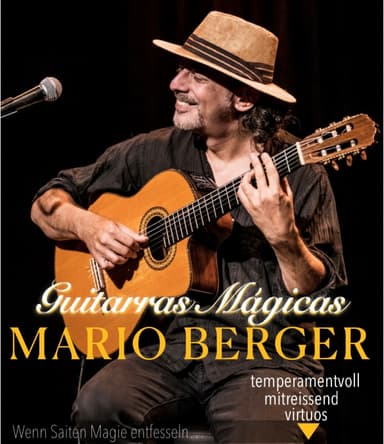 Mario Berger - "Guitarras Mágicas“ - Live-Konzerte in Das Vindobona, wien