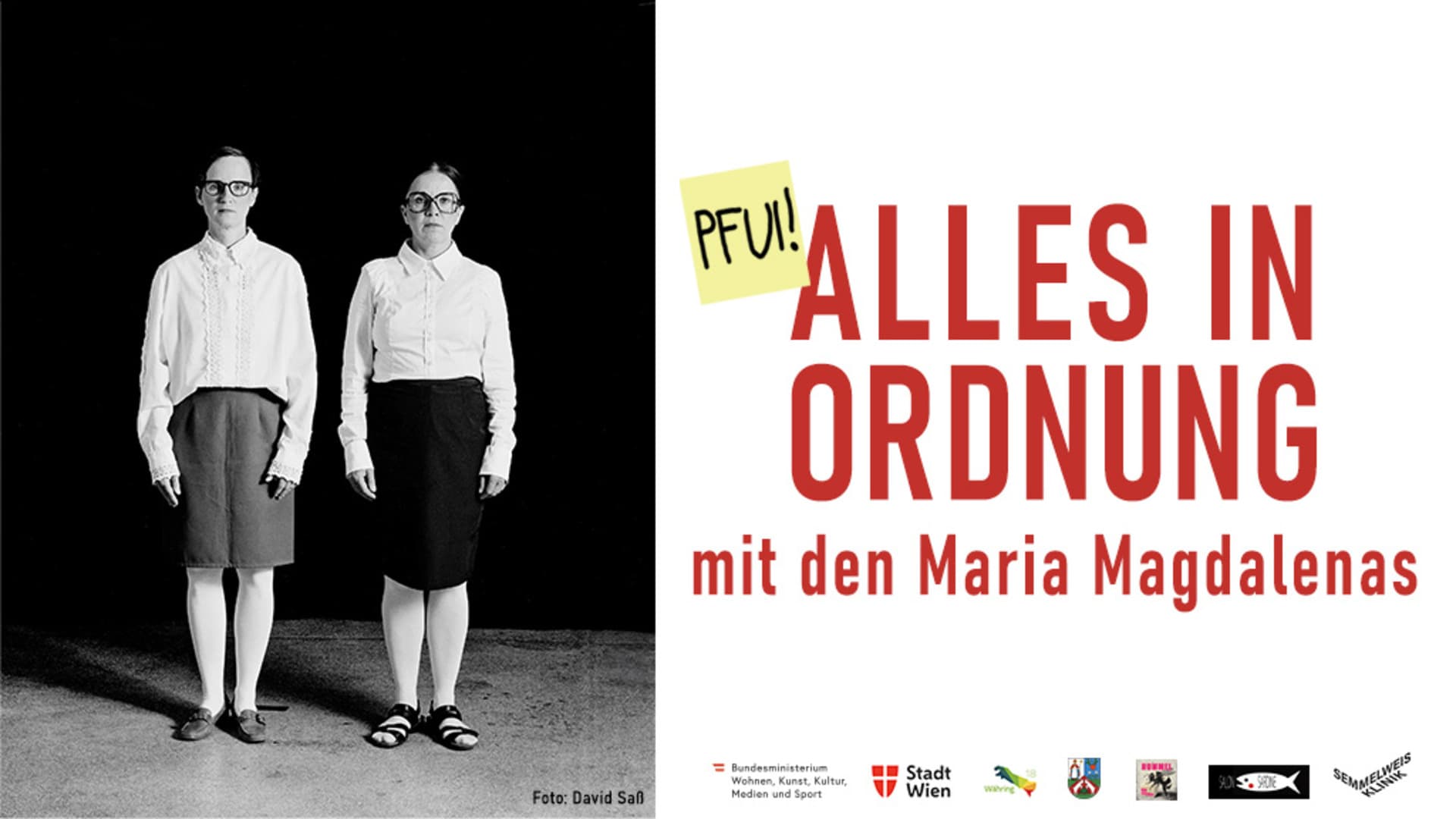 ALLES IN ORDNUNG mit den Maria Magdalenas – Kunst- und Kulturzentrum Semmelweisklinik