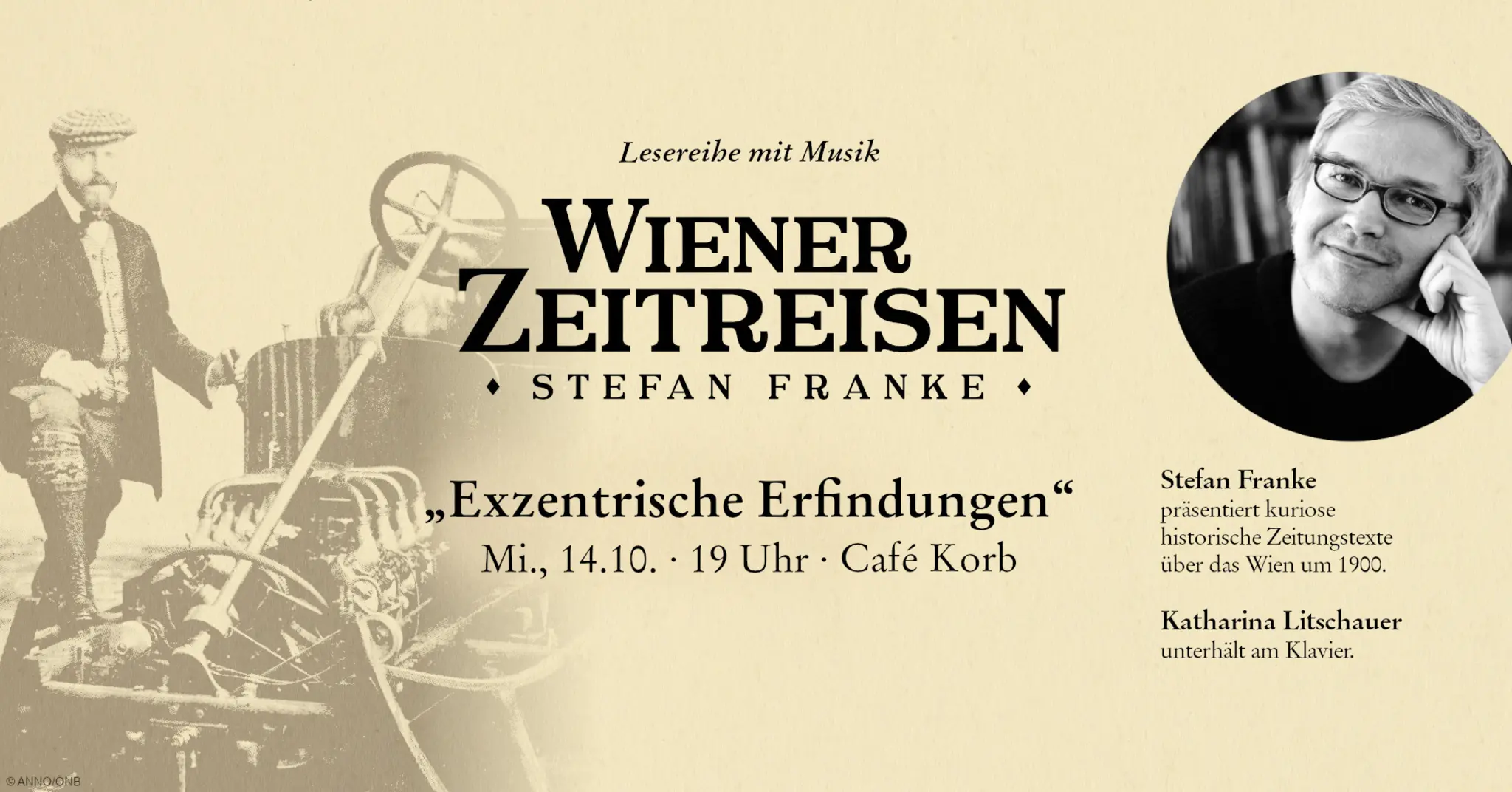 Wiener Zeitreisen „Exzentrische Erfindungen“ – Café Korb