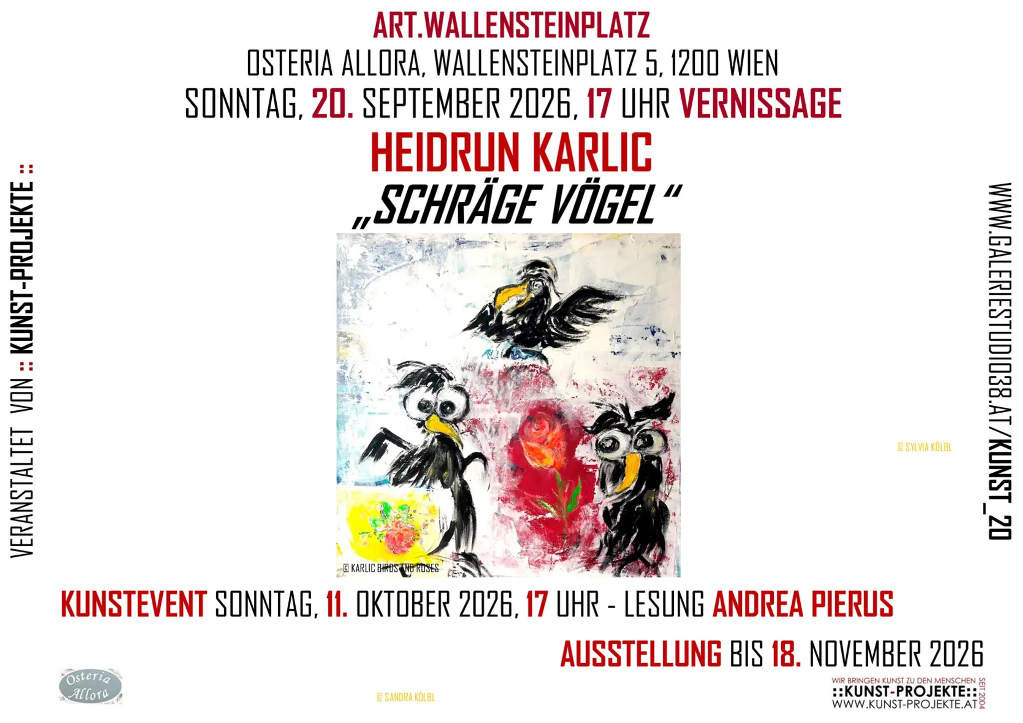 Schräge Vögel von Heidrun Karlic und eine heitere Lesung!