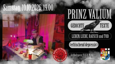 Prinz Valium in Alberts Bücherlager - Bildung & Workshops in Kulturverein Alberts Bücherlager, wien