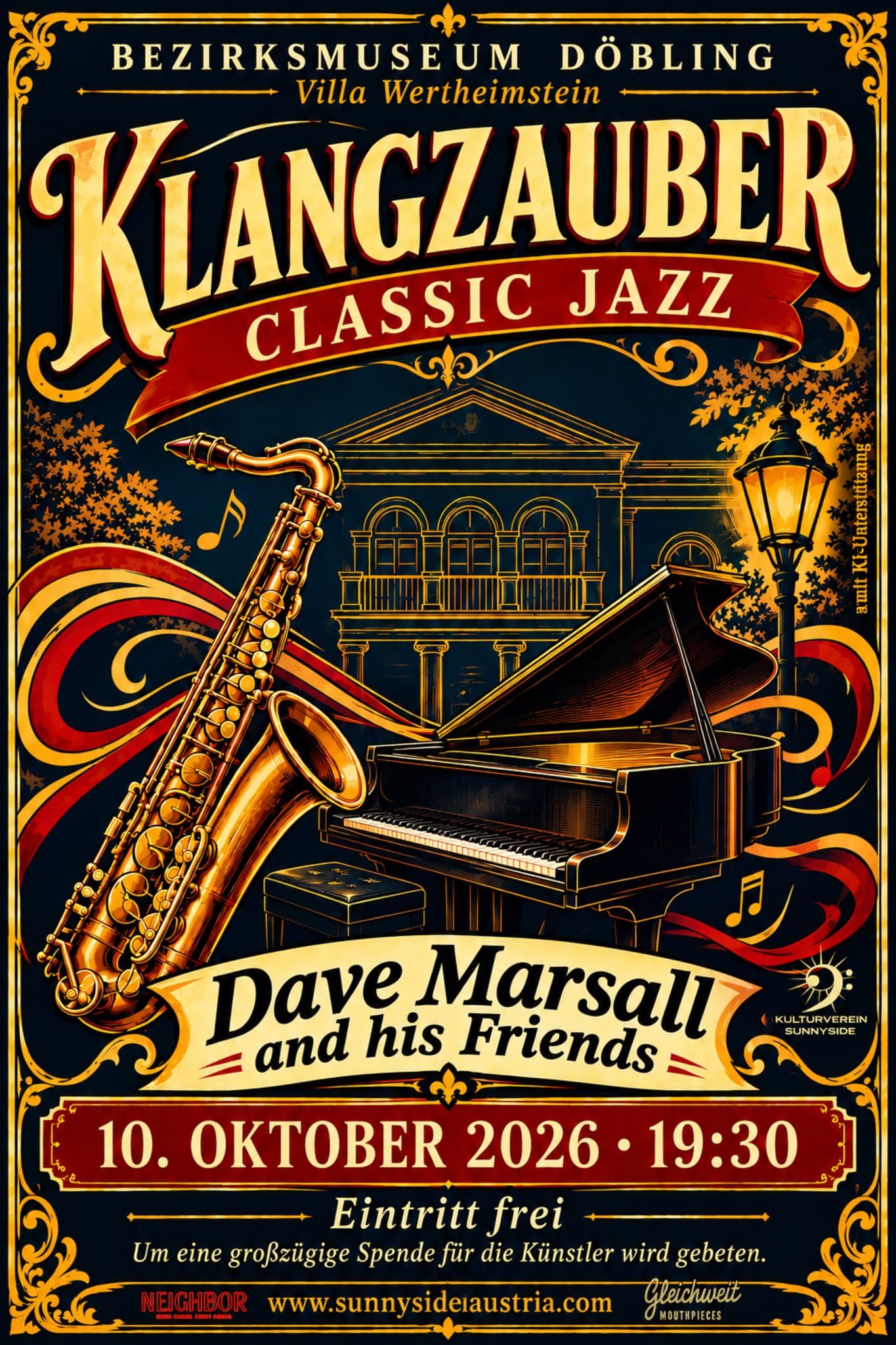 Klangzauber Classic Jazz – Bezirksmuseum Döbling