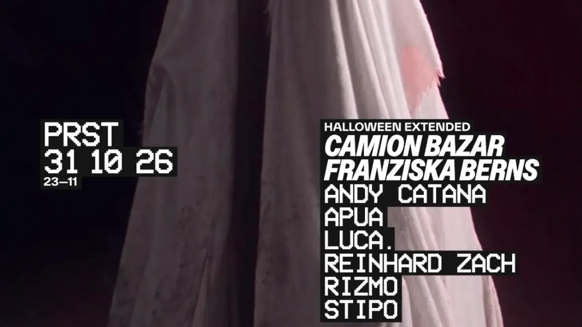 PRST INVITES HALLOWEEN SPECIAL – Praterstrasse