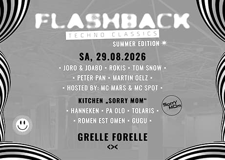 29/08 Flashback Techno Classics – Summer Edition
