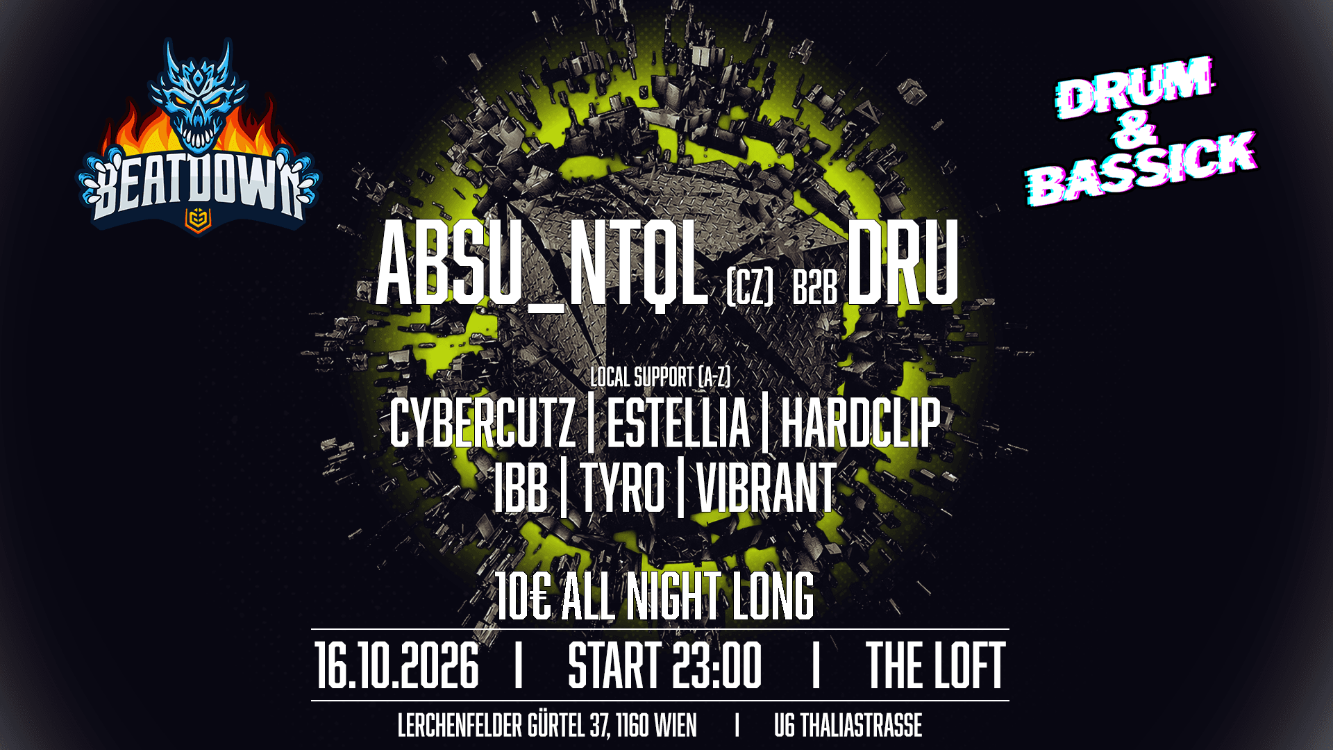 BEATDOWN x DRUM & BASSICK