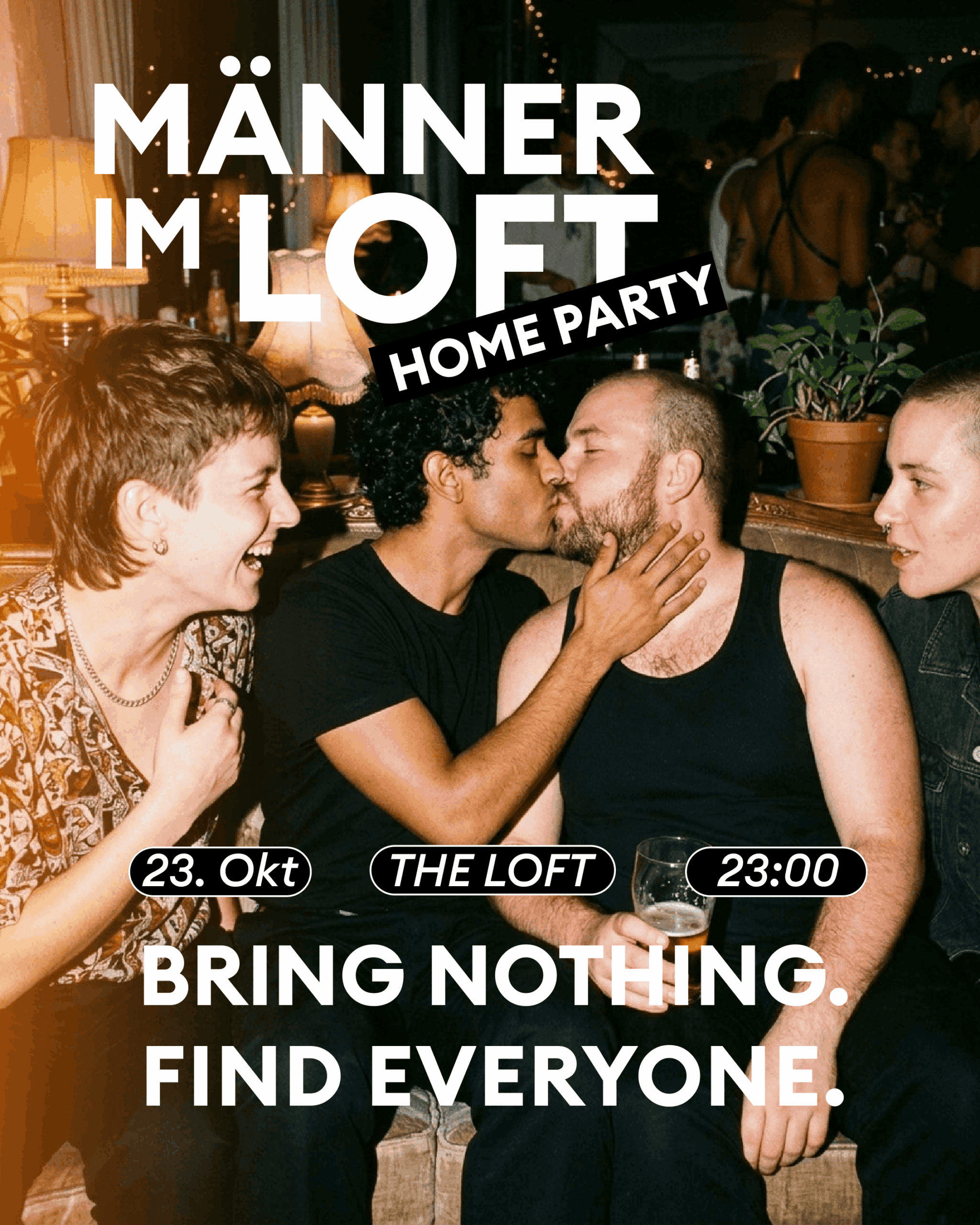 Männer im Loft