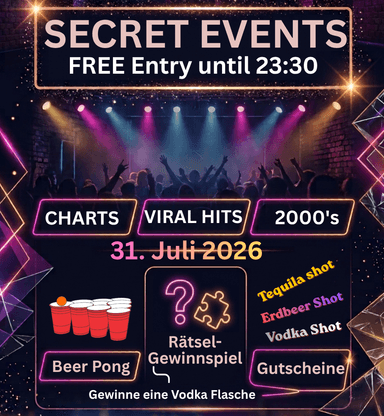 SECRET EVENTS - Clubs & Nachtleben in U4, wien