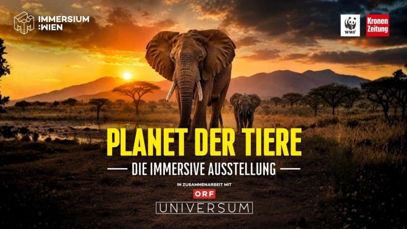 Planet der Tiere - Die immersive Ausstellung – IMMERSIUM:WIEN