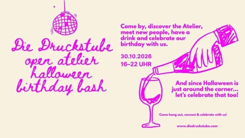 DIE DRUCKSTUBE open-atelier-halloween-birthday-bash