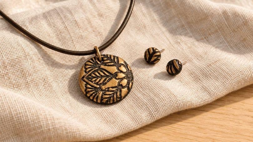 Polymer Clay - Schmuck mit Mica und Schablonen – Sunnyside by Moni